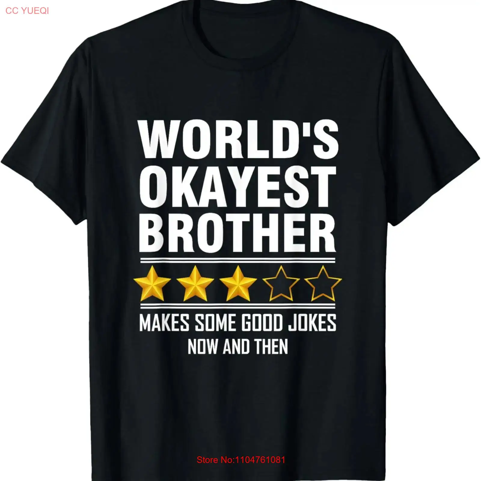 Mens Fashion World - Maglietta con la scritta 'World Okayest