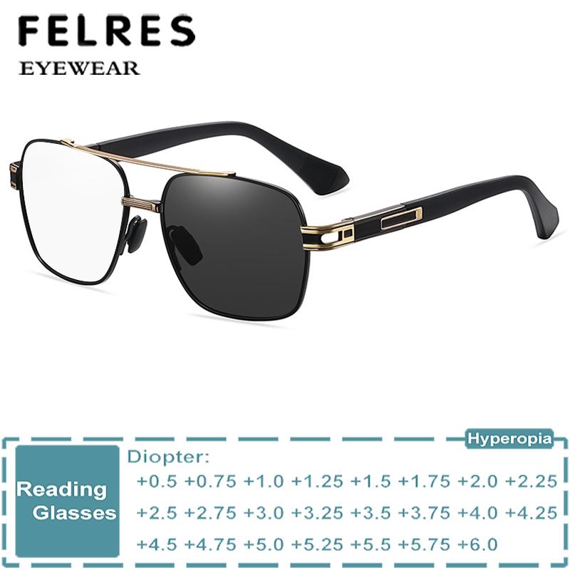 Mens Fashion Discord - Occhiali da lettura fotocromatici premium in
