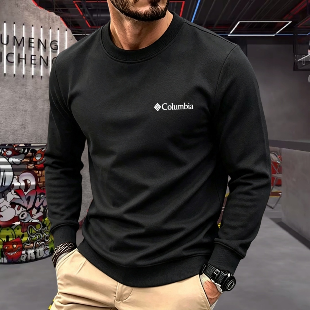 Fashion Mens Shirt - T-shirt da uomo a maniche lunghe