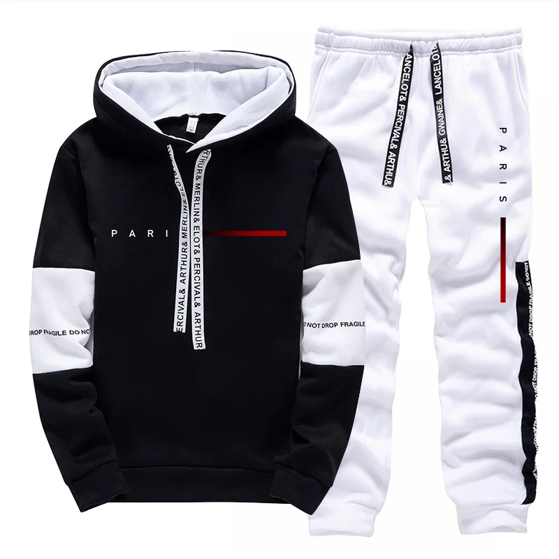 Paris Men'S Fashion - Set Moda Parigi: Felpa con Cappuccio