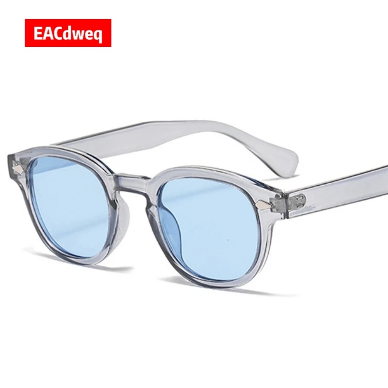 Men'S Fashion Round Glasses - Occhiali da Sole Rotondi Vintage Donna