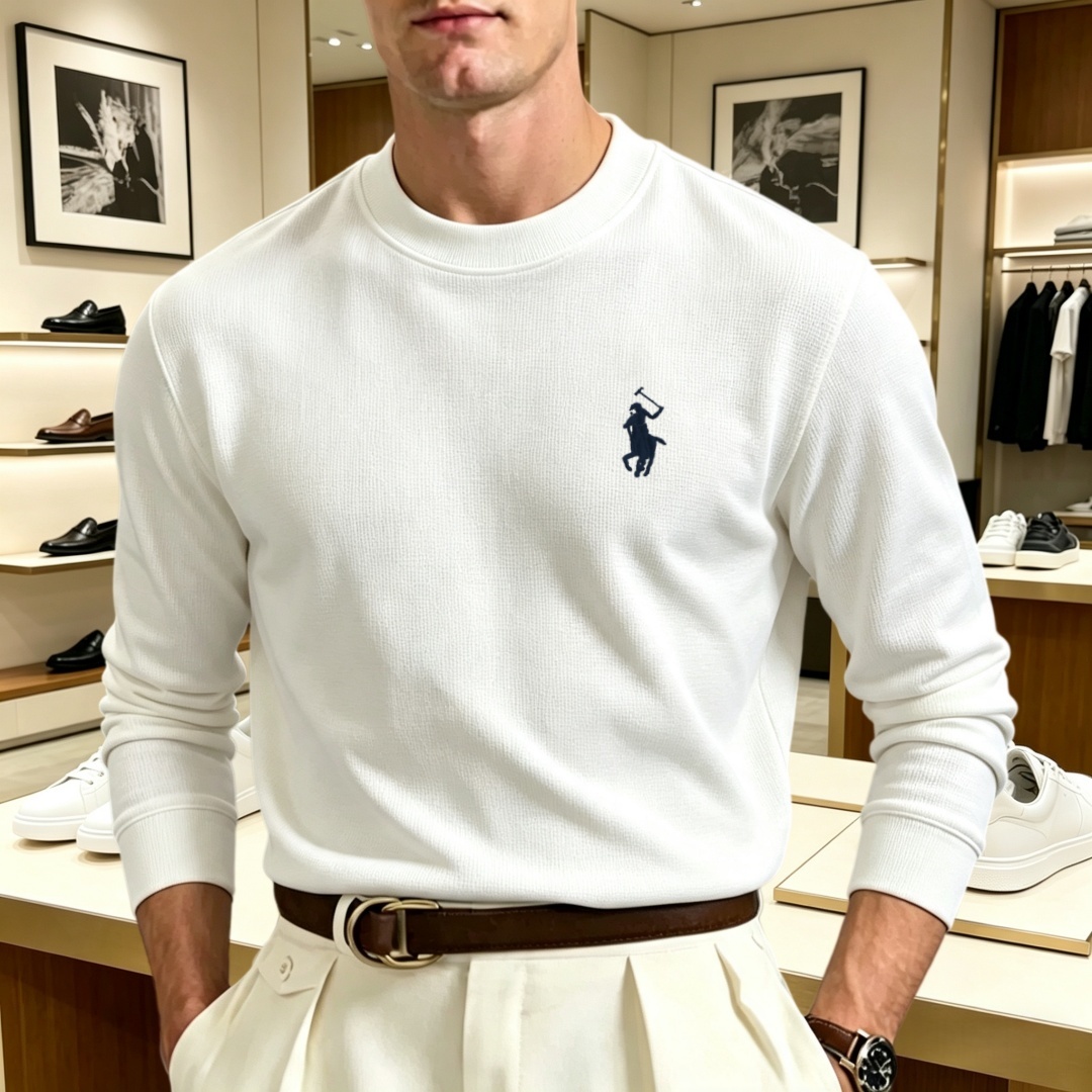Fashion Mens Shirt - T-shirt da uomo a maniche lunghe