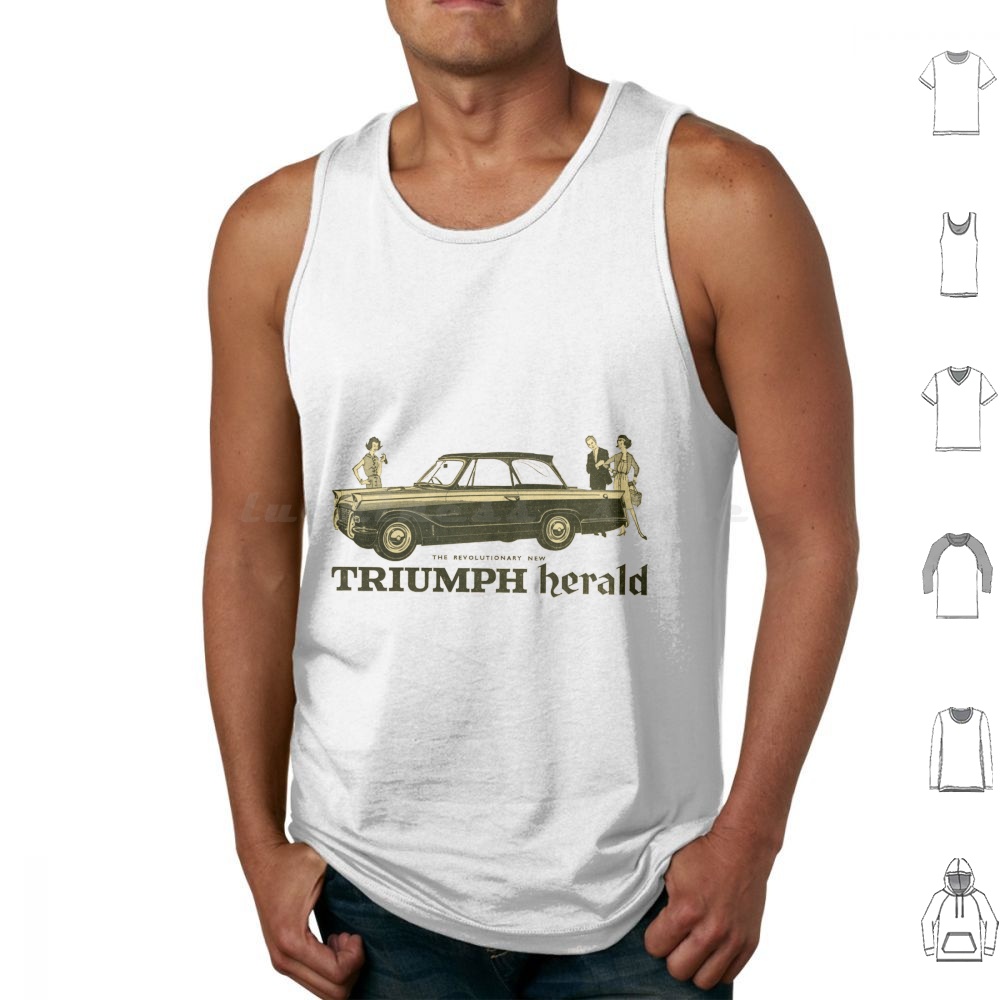 1950S Fashion Men'S - Englands Finest Sports Car Canotte Stampa