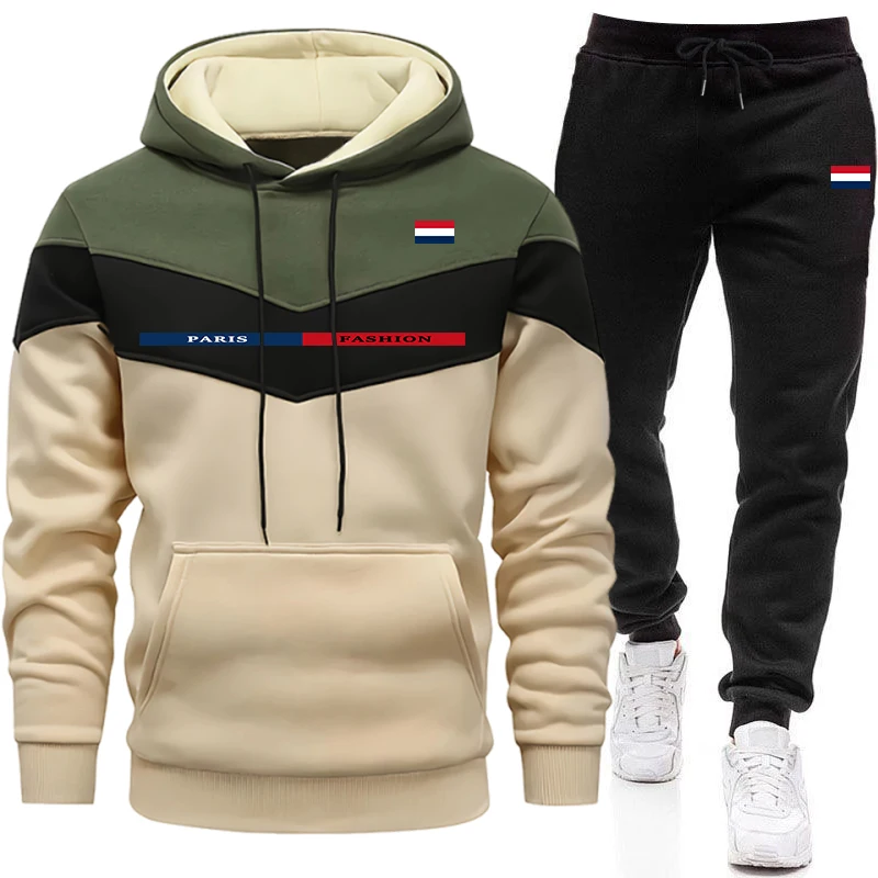 Paris Men'S Fashion - Completo Sportivo Casual Autunno Inverno da