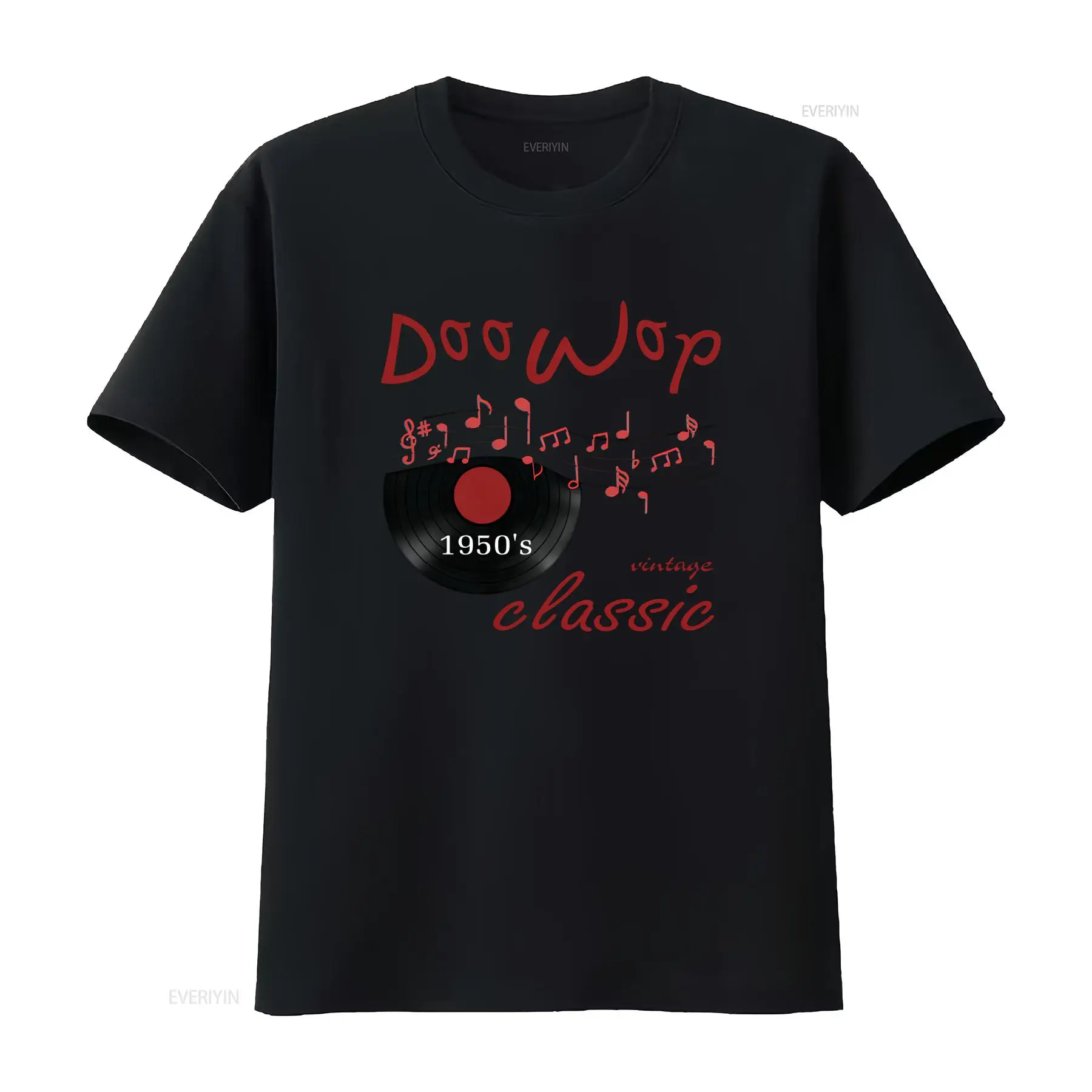 1950S Fashion Men'S - T-shirt vintage Doo Wop anni '50,