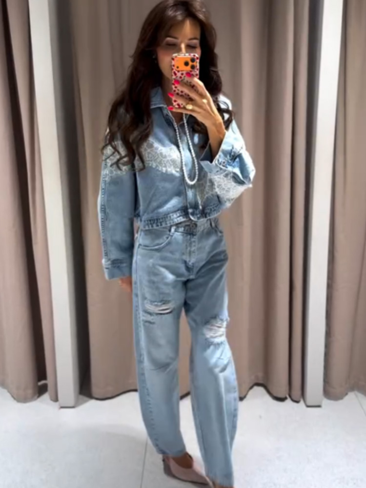 Denim Jacket Vintage - HH Spring Set 2 Pezzi da