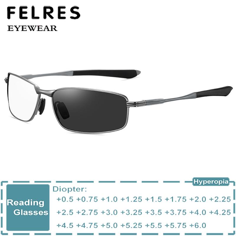 Mens Fashion Discord - Occhiali da lettura fotocromatici ovali con