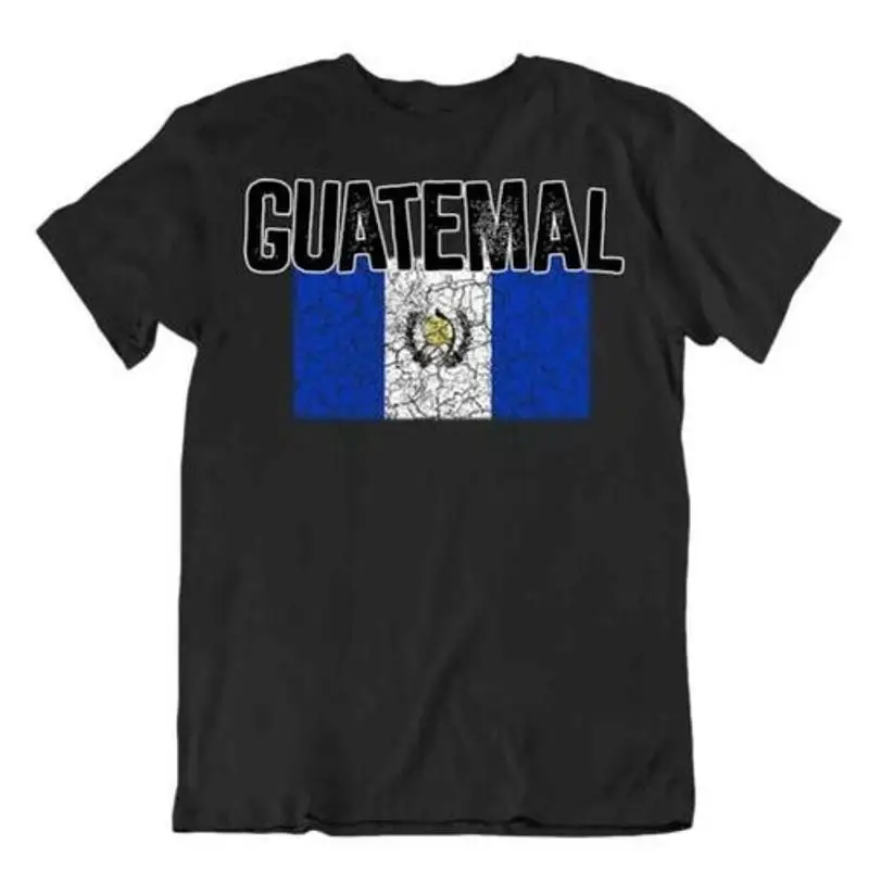 Men'S Fashion Guatemala - Maglietta Souvenir con Bandiera del Guatemala,