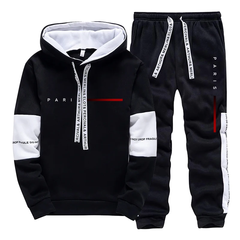 Paris Men'S Fashion - Set da Uomo Moda Parigina: Felpa
