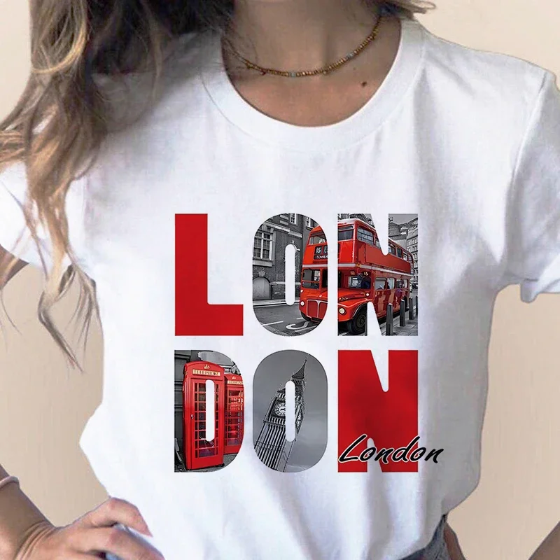 Paris Men'S Fashion - T-shirt stampata Fashion City Parigi Londra