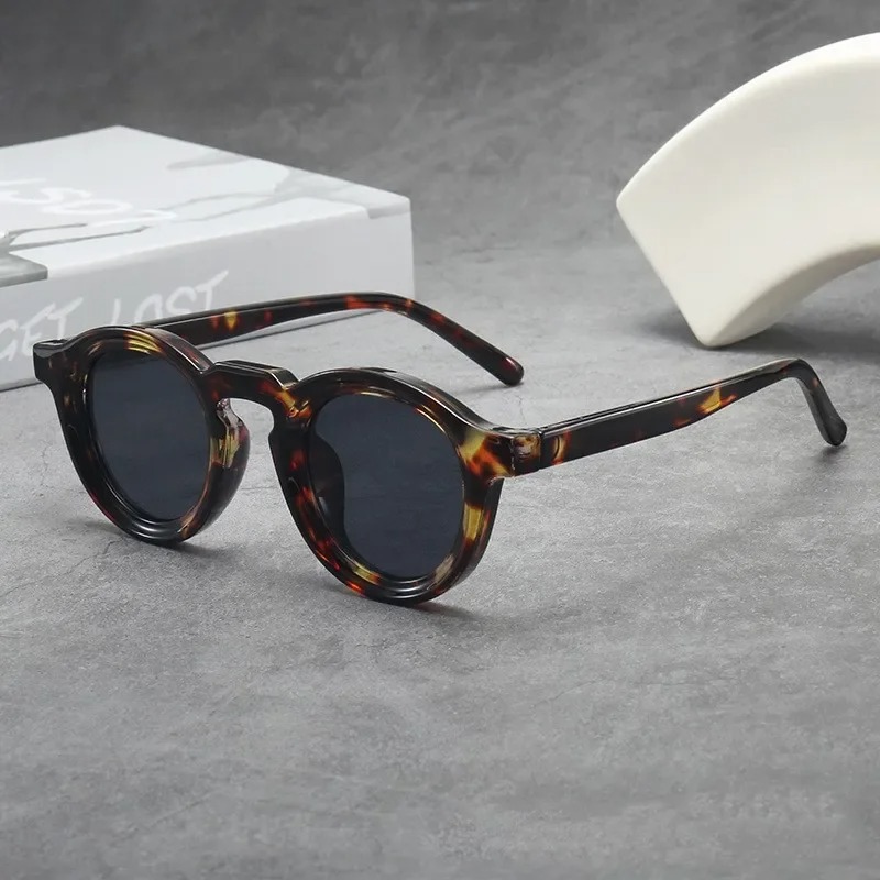 Men'S Fashion Round Glasses - Occhiali da Sole Rotondi di Alta
