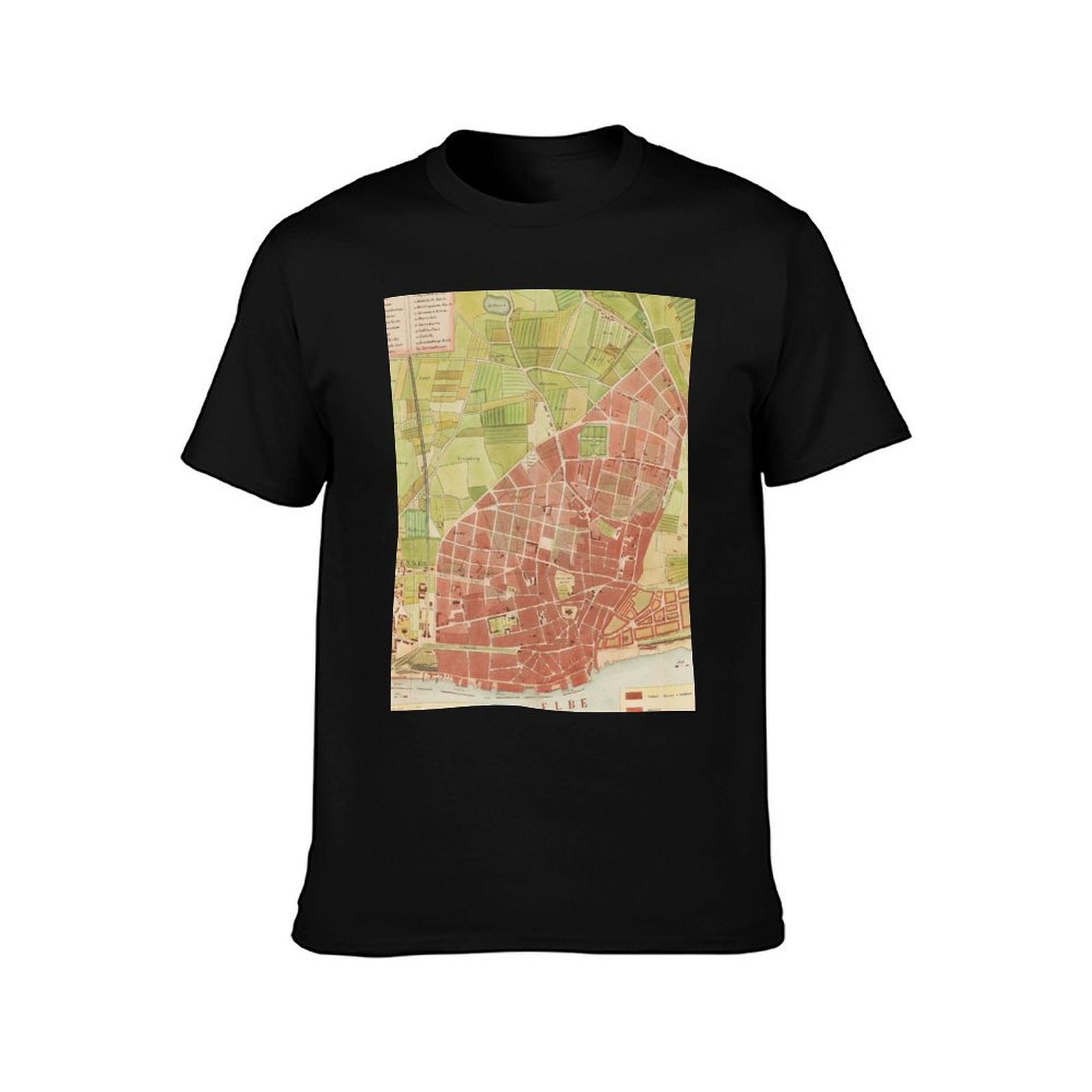 T-shirt vintage con mappa di A - Men'S Fashion Hamburg recensione e prezzo