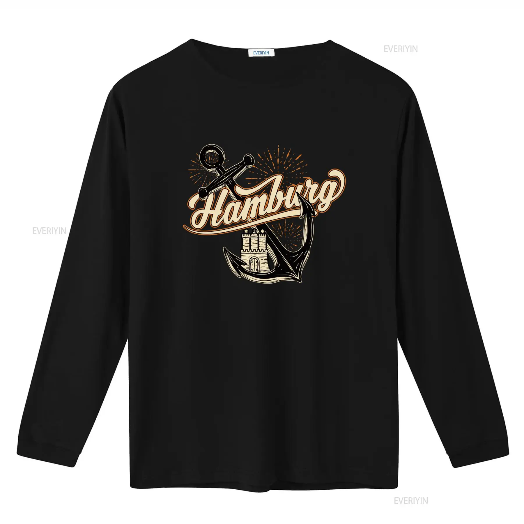 T-shirt da uomo con stampa Ham - Men'S Fashion Hamburg recensione e prezzo