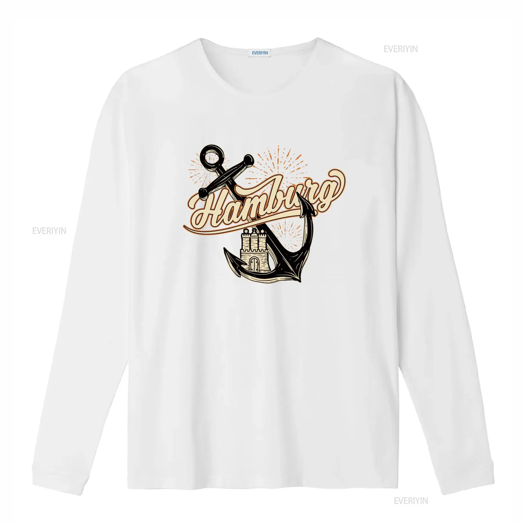 T-shirt da uomo con stampa Ham - Men'S Fashion Hamburg recensione e prezzo