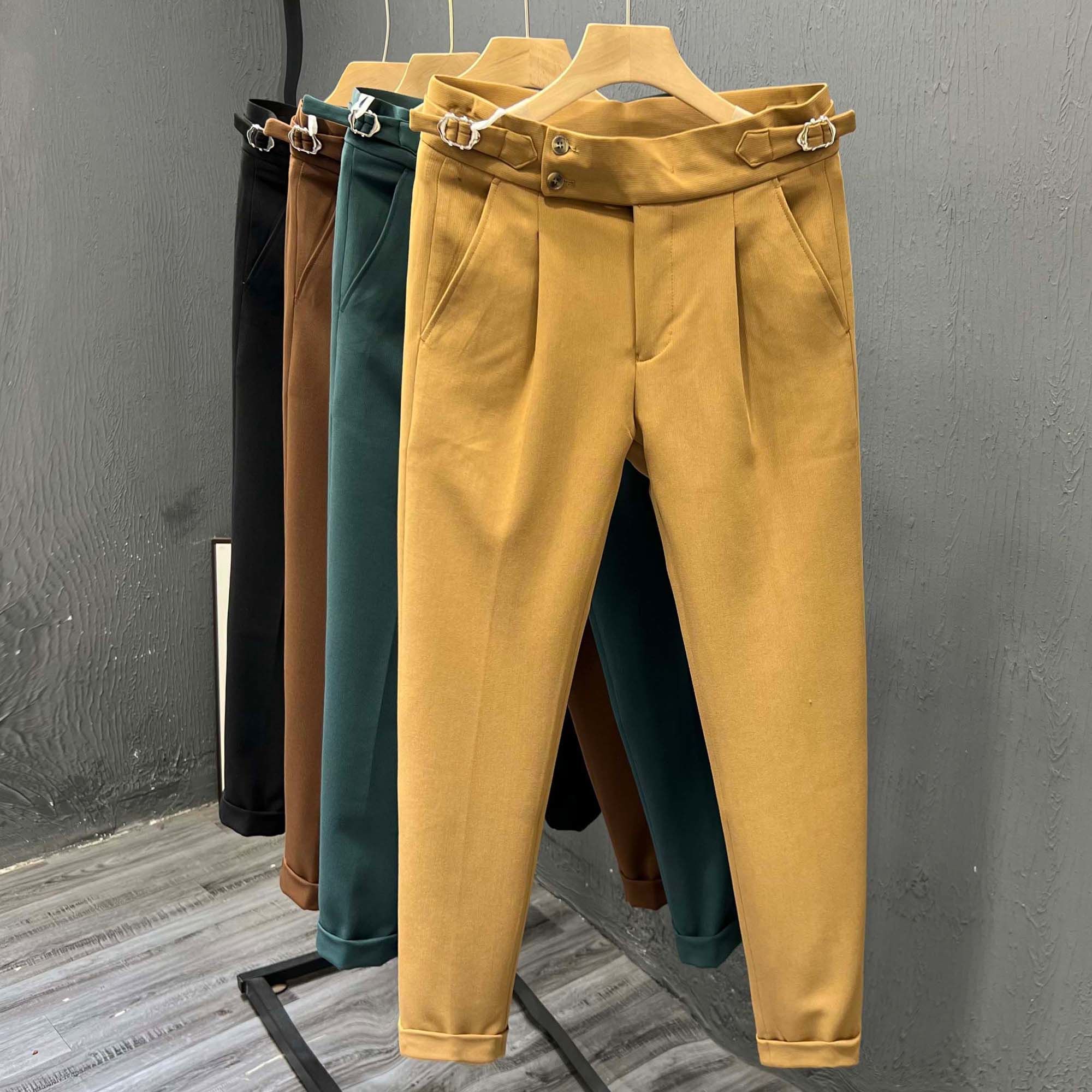 Pantaloni a vita alta da uomo  - Men'S Fashion Pants 2025 recensione e prezzo