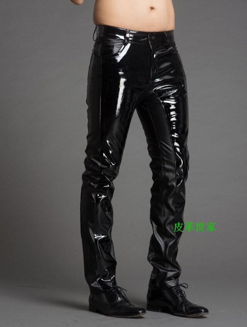 Pantaloni in pelle con cucitur - Men'S Fashion Pants 2025 recensione e prezzo