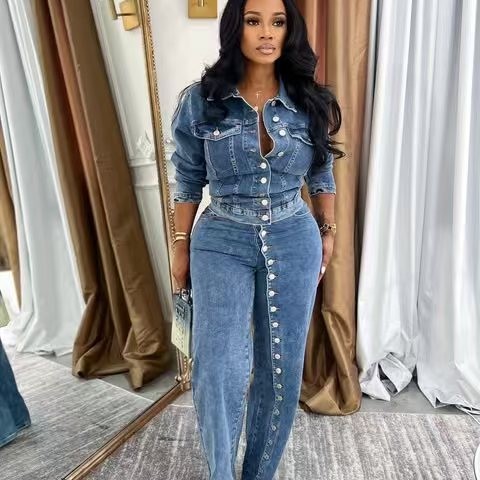 Completo Jeans Donna in Denim  - Denim Jacket Vintage recensione e prezzo
