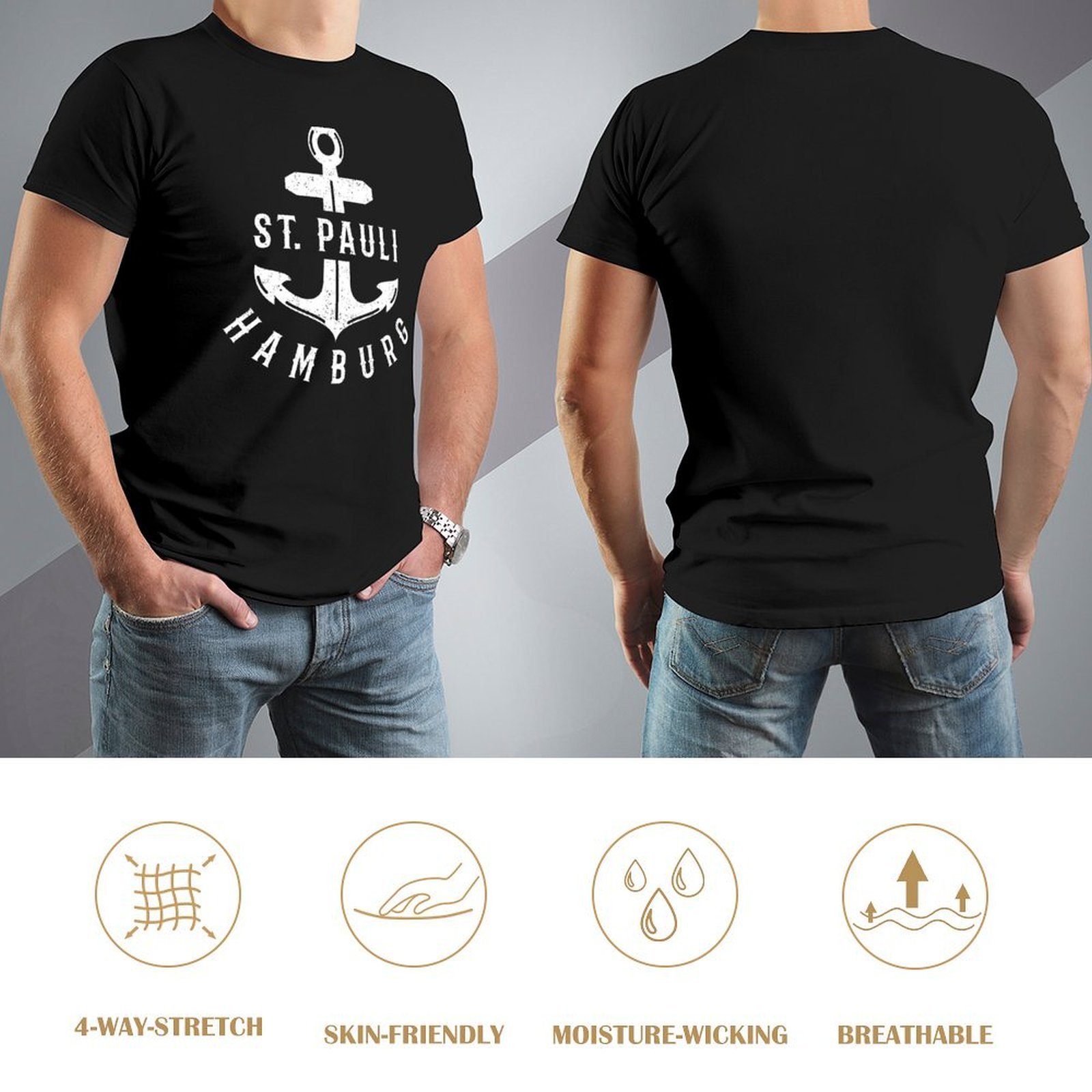 St. Pauli Amburgo Anchor Moin  - Men'S Fashion Hamburg recensione e prezzo