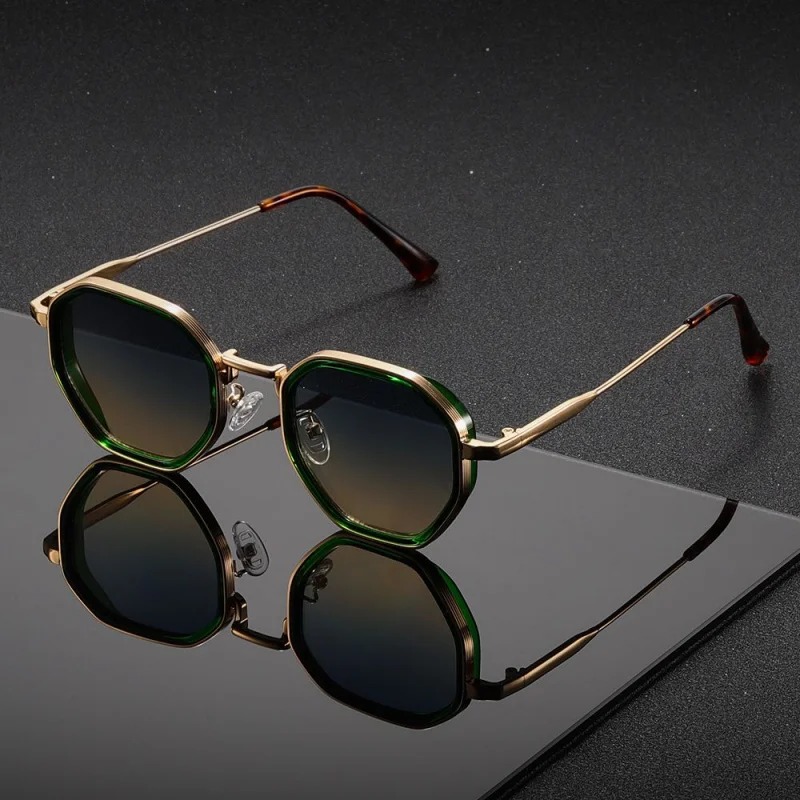 1 paio di occhiali da sole uni - Men'S Fashion Round Glasses recensione e prezzo