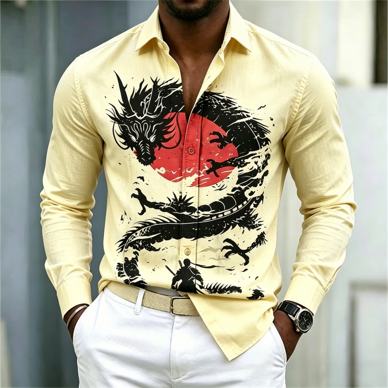 Camicia da uomo 2026 nuova, bi - Fashion Mens Shirt recensione e prezzo