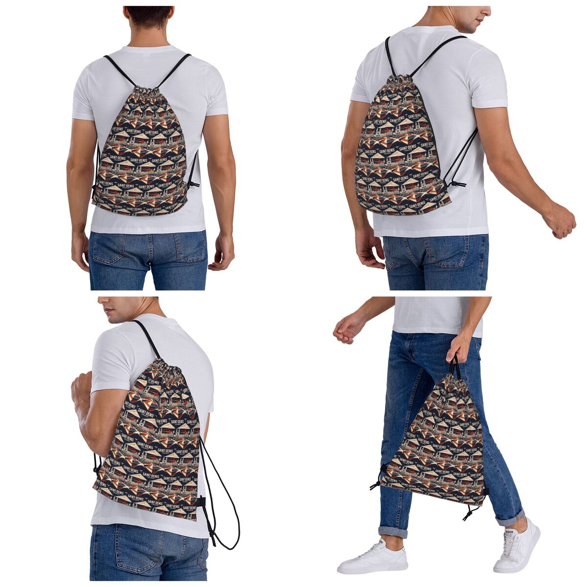 Saint Denis France 1950s Zaini - 1950S Fashion Men'S recensione e prezzo