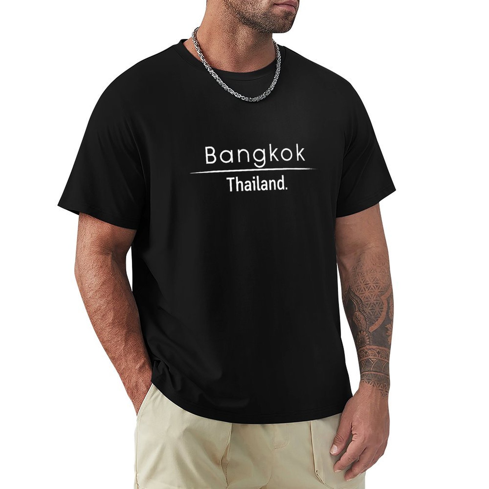 T-Shirt Bangkok Thailandia Sta - Mens Fashion Bangkok recensione e prezzo