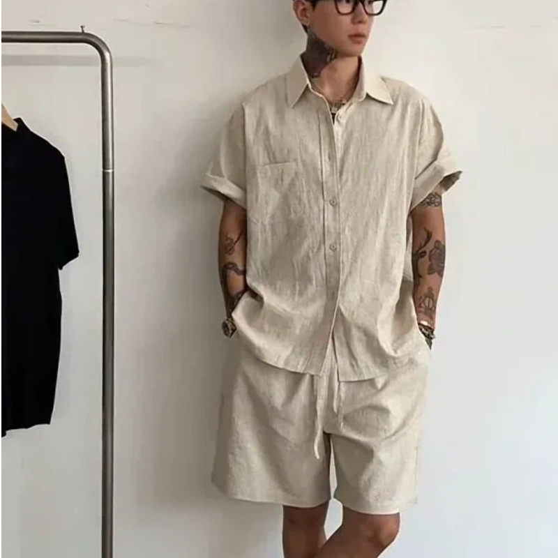 Completo da uomo in lino e cot - Linen Shirt Summer recensione e prezzo