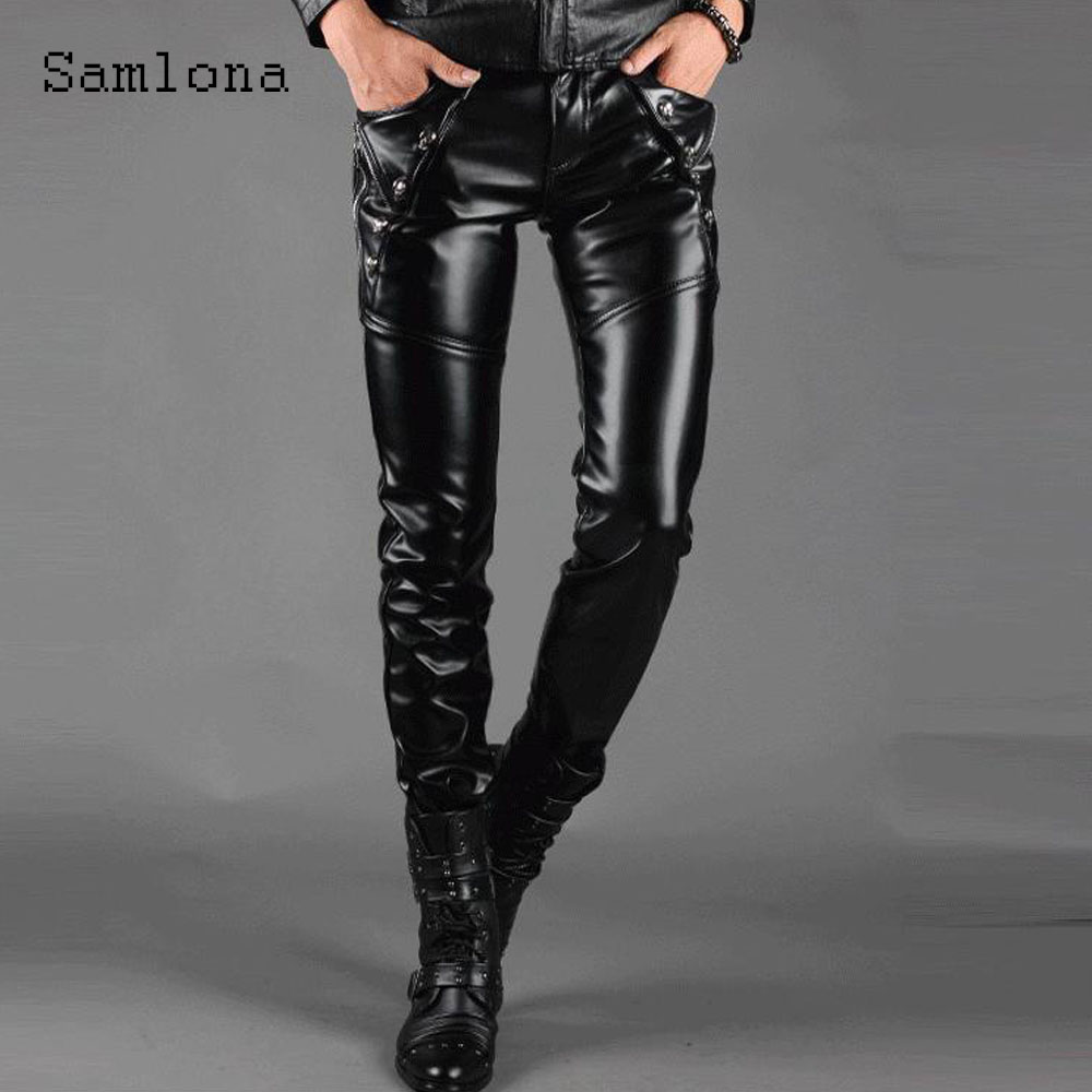 Pantaloni sexy in pelle Pu Gru - Men'S Fashion Pants 2025 recensione e prezzo