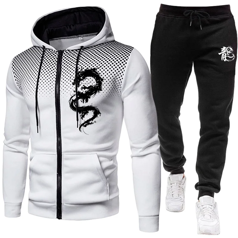 Set da Uomo con Stampa Drago d - Paris Men'S Fashion recensione e prezzo