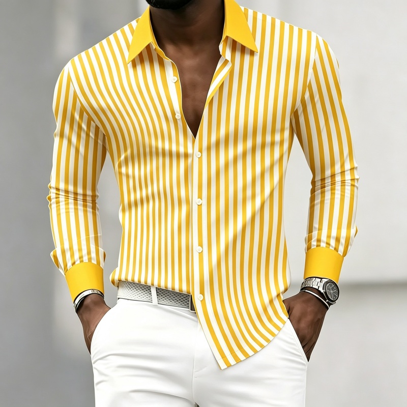 Camicia da uomo a maniche lung - Fashion Mens Shirt recensione e prezzo