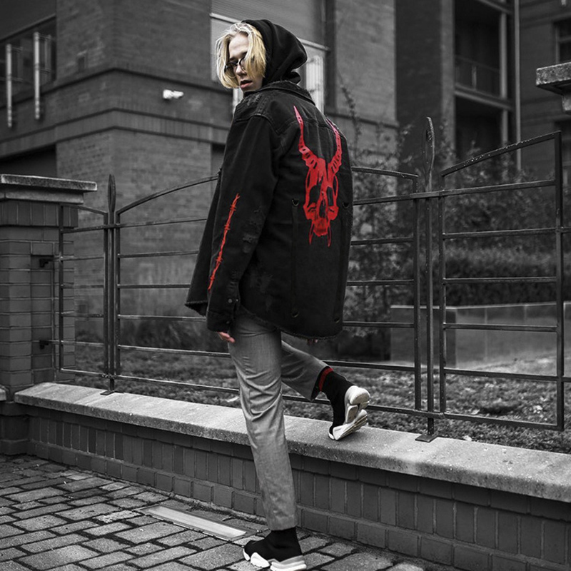 Giacca di jeans con stampa tes - Denim Jacket Vintage recensione e prezzo