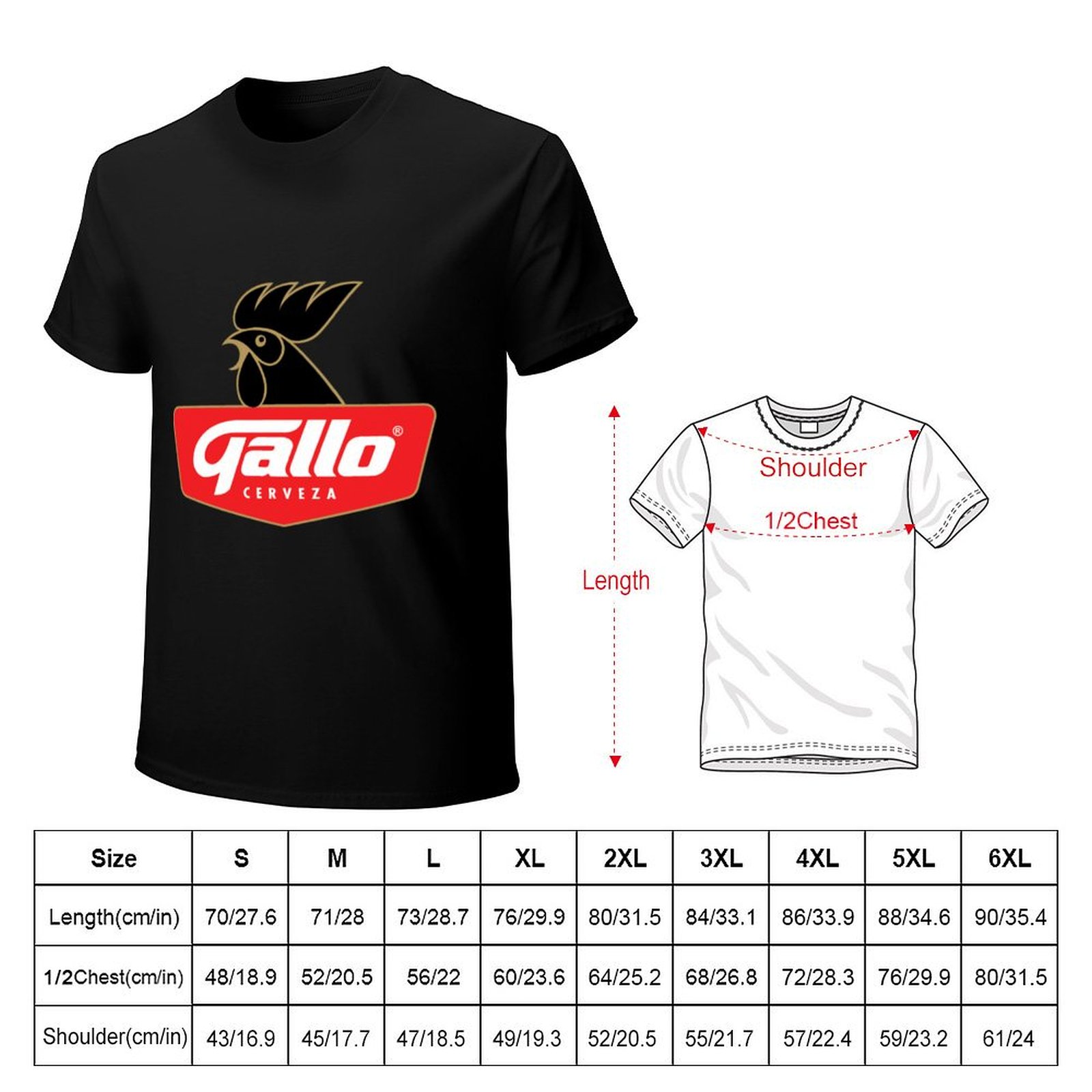 Cerveza Gallo - T-Shirt con Gr - Men'S Fashion Guatemala recensione e prezzo