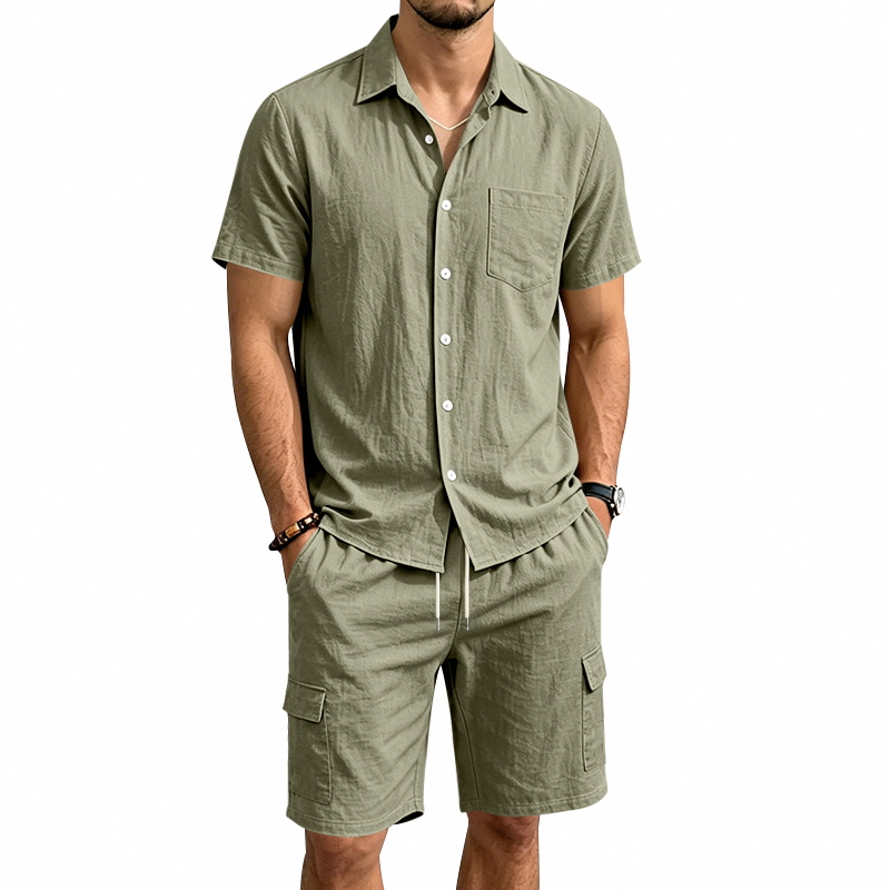Completo Estivo da Uomo in Lin - Linen Shirt Summer recensione e prezzo
