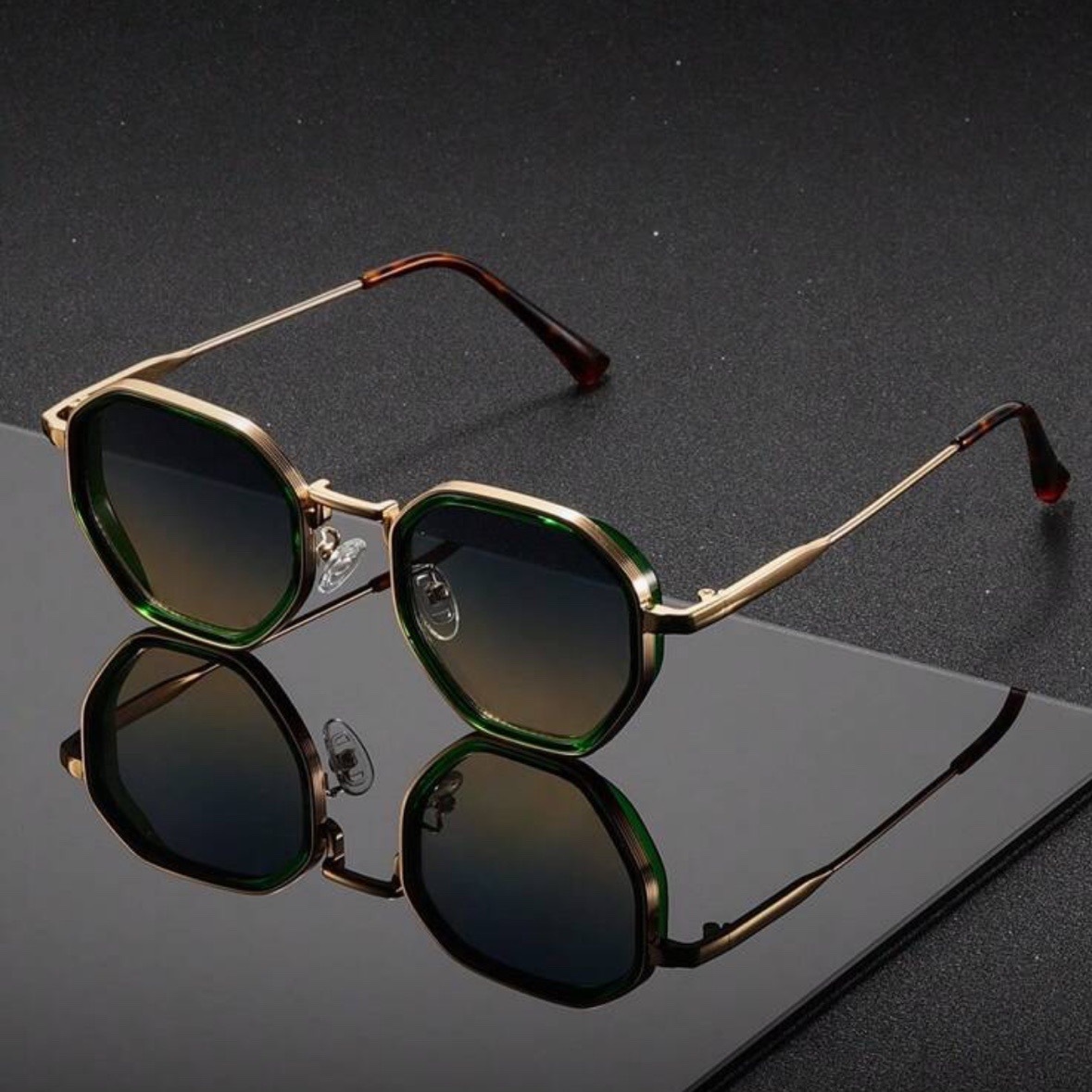 1 paio di occhiali da sole uni - Men'S Fashion Round Glasses recensione e prezzo