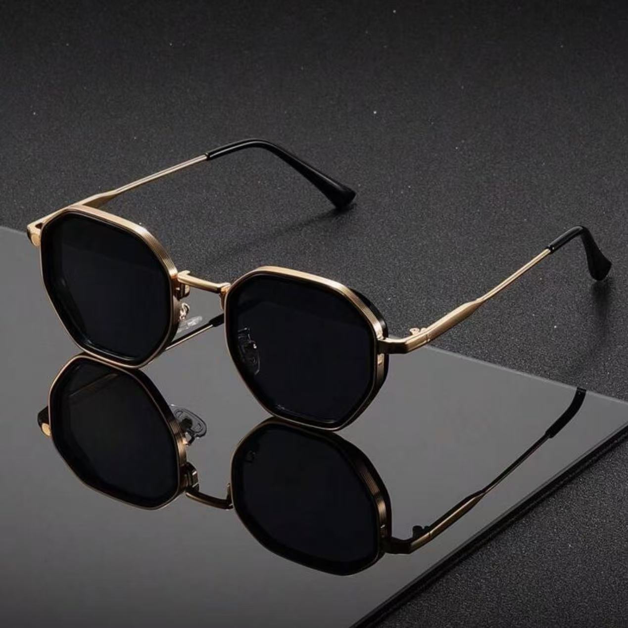 1 paio di occhiali da sole uni - Men'S Fashion Round Glasses recensione e prezzo