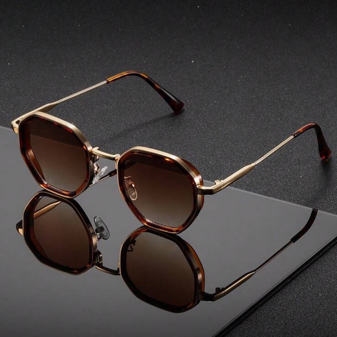 1 paio di occhiali da sole uni - Men'S Fashion Round Glasses recensione e prezzo